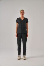 Vortex – Siyah Kadın Üst Scrubs - Görsel 2