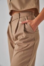 Voyage – Camel Bej Kadın Alt Scrubs - Görsel 2