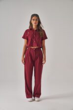 Voyage – Bordo Kadın Alt Scrubs - Görsel 8