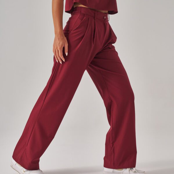Voyage – Bordo Kadın Alt Scrubs