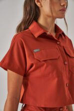 Celeste – Kiremit Kadın Üst Scrubs - Görsel 3