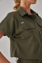 Celeste – Haki Yeşil Kadın Üst Scrubs - Görsel 3