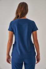 Vortex – Lacivert Kadın Üst Scrubs - Görsel 5