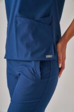 Vortex – Lacivert Kadın Üst Scrubs - Görsel 4