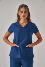 Vortex – Lacivert Kadın Üst Scrubs