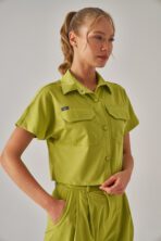 Celeste – Lime Yeşili Kadın Üst Scrubs - Görsel 2