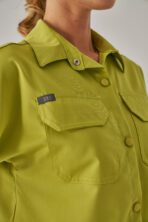 Celeste – Lime Yeşili Kadın Üst Scrubs - Görsel 4