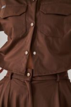 Celeste – Kahverengi Kadın Üst Scrubs - Görsel 4