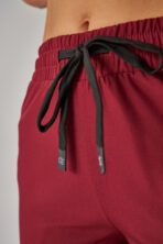 Guz – Bordo Kadın Alt Scrubs - Görsel 3