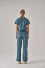 Voyage – Petrol Mavisi Kadın Alt Scrubs - Görsel 3