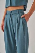 Voyage – Petrol Mavisi Kadın Alt Scrubs - Görsel 2