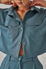 Celeste – Petrol Mavisi Kadın Üst Scrubs - Görsel 4