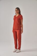 Guz – Kiremit Kadın Alt Scrubs - Görsel 2