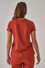 Vortex – Kiremit Kadın Üst Scrubs - Görsel 3