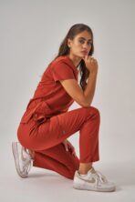 Guz – Kiremit Kadın Alt Scrubs - Görsel 6