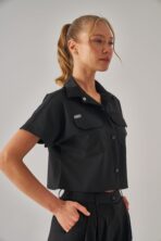 Celeste - Siyah Kadın Üst Scrubs - Görsel 4