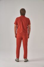 Hozee – Kiremit Erkek Üst Scrubs - Görsel 2