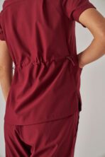 Fun – Bordo Kadın Üst Scrubs - Görsel 5