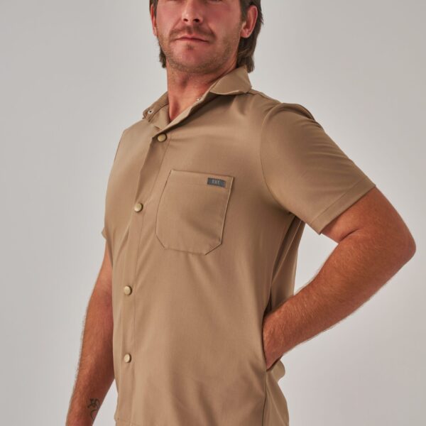 Hozee – Camel Bej Erkek Üst Scrubs