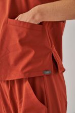Fun – Kiremit Kadın Üst Scrubs - Görsel 4
