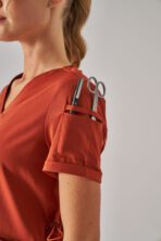 Fun – Kiremit Kadın Üst Scrubs - Görsel 3