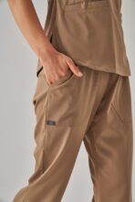 Rum – Camel Bej Kadın Alt Scrubs - Görsel 5