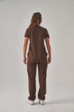 Fun – Kahverengi Kadın Üst Scrubs - Görsel 3