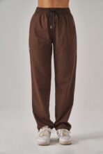 Rum – Kahverengi Kadın Alt Scrubs - Görsel 3