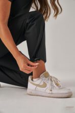 Rum – Siyah Kadın Alt Scrubs - Görsel 7