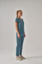 Vortex – Petrol Mavisi Kadın Üst Scrubs - Görsel 3