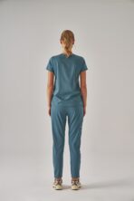 Vortex – Petrol Mavisi Kadın Üst Scrubs - Görsel 4