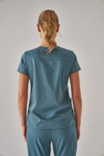 Vortex – Petrol Mavisi Kadın Üst Scrubs - Görsel 5