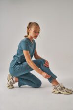 Guz - Petrol Mavisi Kadın Alt Scrubs - Görsel 6