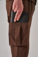 Cosmo - Kahverengi Erkek Alt Scrubs - Görsel 6