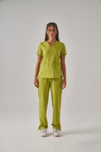 Rum – Lime Yeşili Kadın Alt Scrubs - Görsel 8