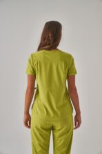 Fun - Lime Yeşil Kadın Üst Scrubs - Görsel 5