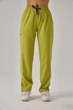 Rum – Lime Yeşili Kadın Alt Scrubs - Görsel 4