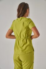 Fun - Lime Yeşil Kadın Üst Scrubs - Görsel 3