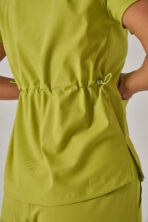 Fun - Lime Yeşil Kadın Üst Scrubs - Görsel 4
