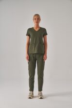 Vortex – Haki Yeşili Kadın Üst Scrubs - Görsel 2