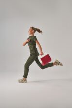 Vortex – Haki Yeşili Kadın Üst Scrubs - Görsel 6