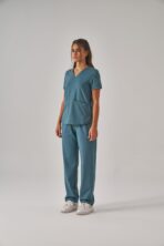 Fun – Petrol Mavisi Kadın Üst Scrubs