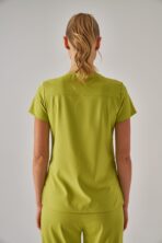Vortex – Lime Yeşil Kadın Üst Scrubs - Görsel 4