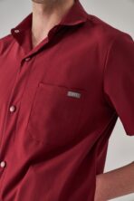 Hozee – Bordo Erkek Üst Scrubs - Görsel 4