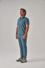 Hozee – Petrol Mavisi Erkek Üst Scrubs