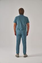 Hozee – Petrol Mavisi Erkek Üst Scrubs - Görsel 3