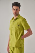 Hozee – Lime Yeşil Erkek Üst Scrubs