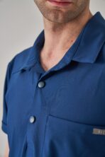 Salu – Lacivert Erkek Üst Scrubs - Görsel 4