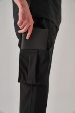 Cosmo – Siyah Erkek Alt Scrubs - Görsel 5