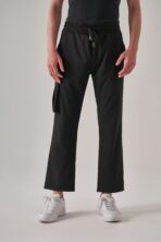 Cosmo – Siyah Erkek Alt Scrubs - Görsel 2